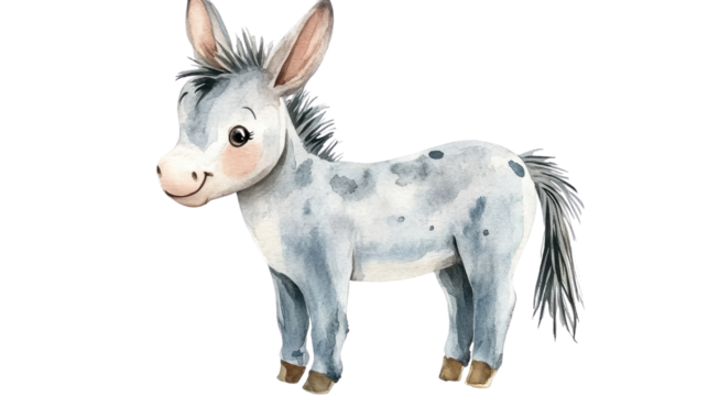 Happy cartoon rabbit with a carrot in a cute and fun Easter-themed illustration