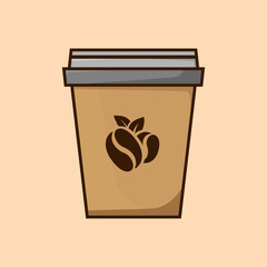 Coffee cup Icons. Coffee icon simple sign. plastic Coffee cup icon vector design illustration for graphics, templates, and web. Coffee cup Icon similar design.