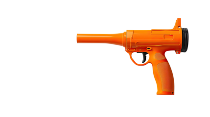 Orange Plastic Handheld Air Gun Device