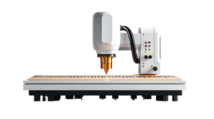 Precision Automated Manufacturing Machine System Process