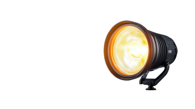 Powerful Studio Lighting Equipment Illuminates Darkness