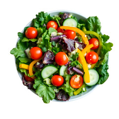 A vibrant and colorful arrangement of fresh vegetable salads showcasing a variety of textures and hues, with an emphasis on healthy and proper nutrition, specifically tailored for a ke