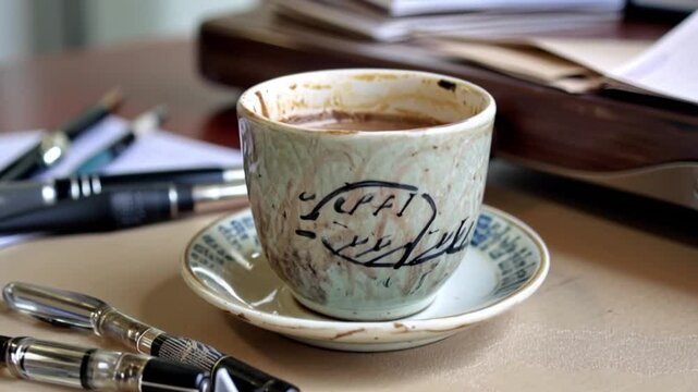 coffee cup really Friday humorous text relatable moment or funny coffee cup humor morning surprise or relatable coffee cup Friday mix-up text scene