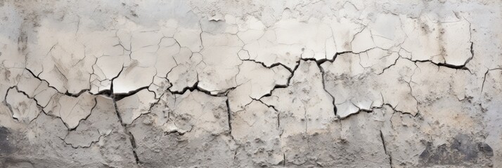 Cracked Concrete Texture. Abstract Cement Background with Closeup of Broken, Textured Surface