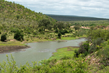 Fototapeta premium Orpen Dam, Parc national Kruger, Parc national Kruger