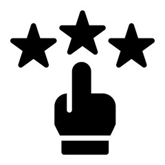 rating glyph icon