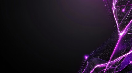 Abstract purple wave design on a dark background.