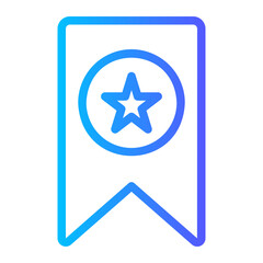 bookmark gradient icon