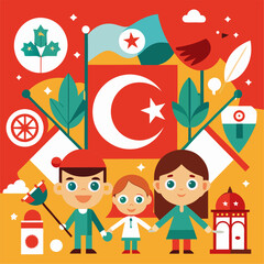 Fototapeta premium National Sovereignty and Children's Day festival