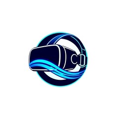 Fototapeta premium Virtual Reality Headset Icon 