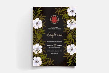 floral bridal shower invitation templates