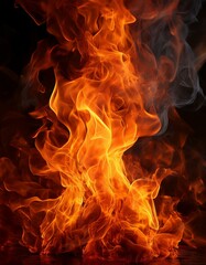火・炎の背景画像（Fire/flame background image）
