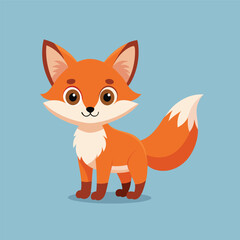 Obraz premium cute fox.eps