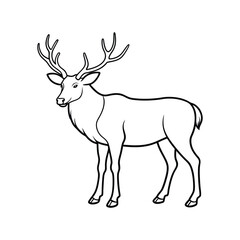 elk line art.eps
