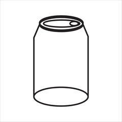 Soda can vector icon