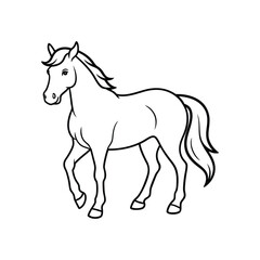 horse line art.eps