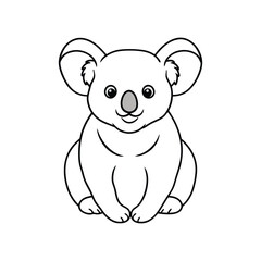 koala line art.eps
