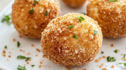 Scotch eggs with crispy breadcrumb coating