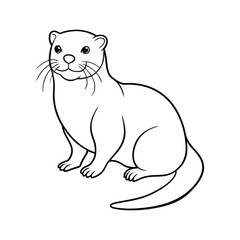 otter line art.eps