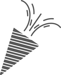 Birthday Celebration Christmas Outline Icon