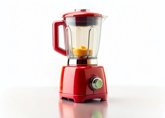 Miniature Blender on White: Tilt-Shift Kitchen Appliance Stock Photo