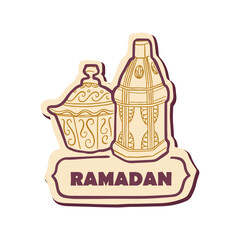 ramadan label elements