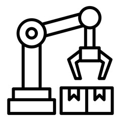 Industrial Robot Icon