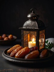 christmas still life with candle