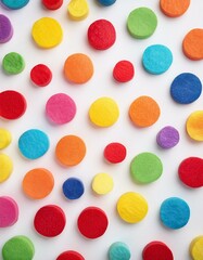 Colorful Polka Dot Texture
