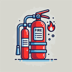 red fire extinguisher