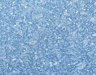 Obraz premium Icy Frost Crystals Texture