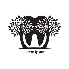 Obraz premium Dental Clinic Logo Design Template about on a white background. 