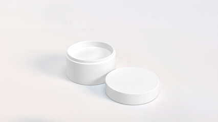 Cosmetic Cream Bottle Mockup