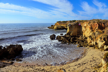 Algarve coastal town, very popular holiday destination, with sandy beaches and a lively nightlife Albufeira Portugal