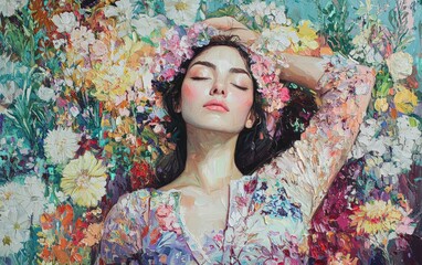 woman relax and spa