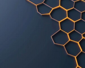 Blockchain validation process, abstract glowing icons, 3D illustration