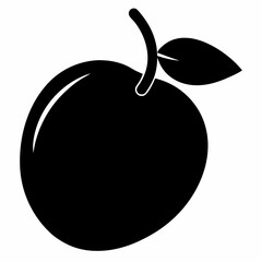 Sapodilla Fruit Minimalist Vector Design