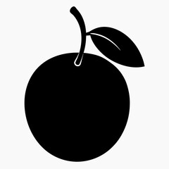 Sapodilla Fruit Minimalist Vector Design