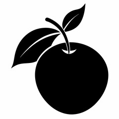 Sapodilla Fruit Minimalist Vector Design