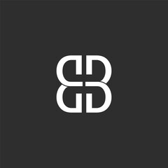 Initial Letter B Logo Design Outstanding Creative Modern Symbol  Sign