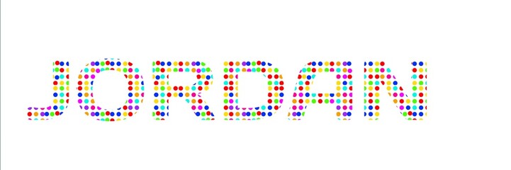 jordan said on colorful paper