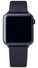 Smart watch isolated on transparent.