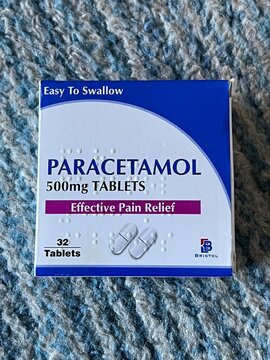 London, England
April 2, 2026
Paracetamol tablets