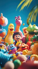 Obraz premium Eye-catching tote bag design for a streetwear brand, with bold graffiti-inspired graphics,