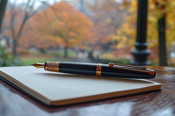 By maintaining a clean workspace with only one notebook and a pen, you create a clutter-free environment that enhances productivity