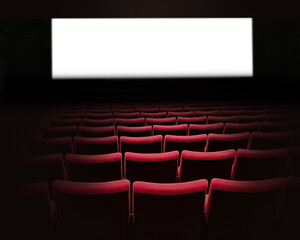 上映前の、誰もいない映画館
