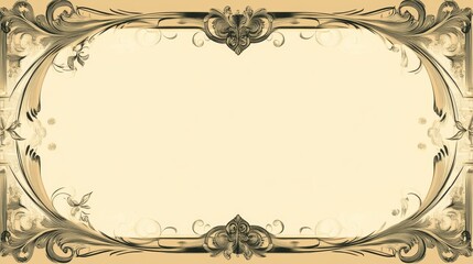 Fototapeta premium Blank certificate paper template of appreciation award company graphic