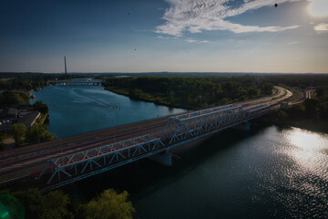 bridge over the river