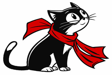 Celebrate love with this adorable Valentine cat design on a white background. Perfect for cat lovers, romantic themes, and creative projects.