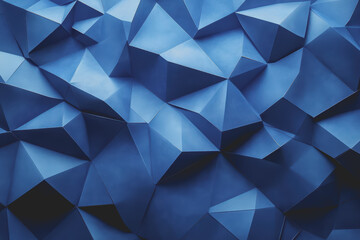Obraz premium Abstract Background Abstract Dark Blue Background Polygon luxury background and modern background.